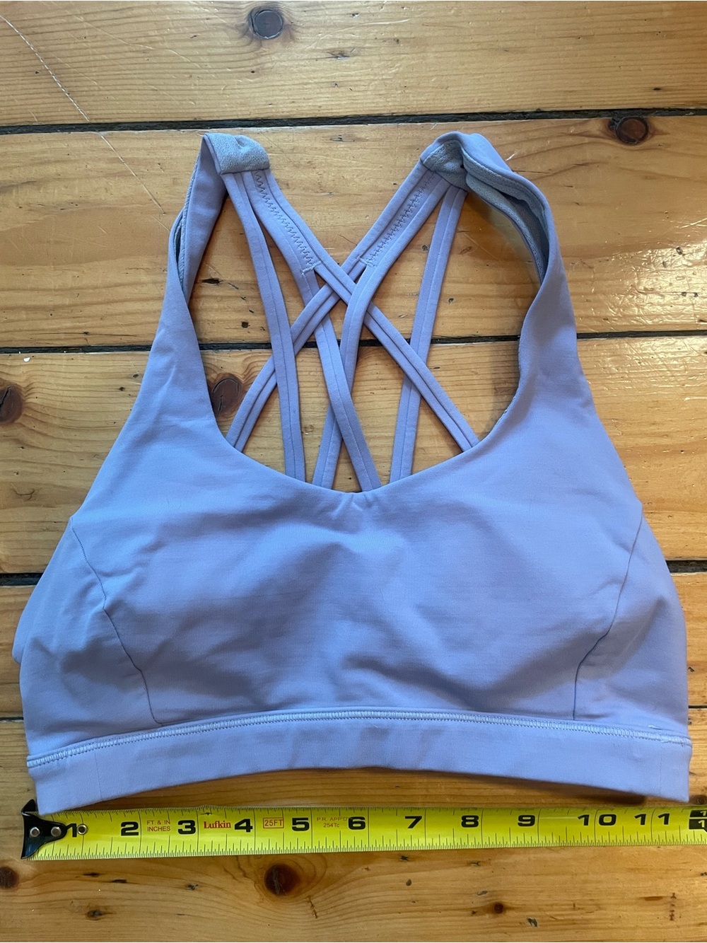 lululemon athletica Lavender Strappy Back Sports Bra